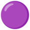 Purple Circle emoji on Google
